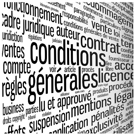 Conditions générales et particulières de vente, location et prestation